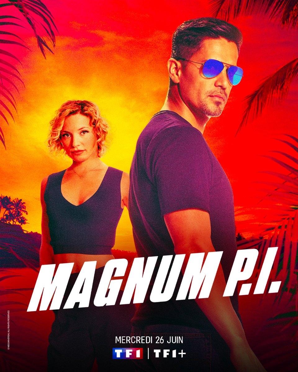 TF1's tweet photo. C'est bientôt le retour du détective privé hawaïen pour une saison 4 inédite ! 🔥

🍿 𝙈𝘼𝙂𝙉𝙐𝙈 : dès le 26 juin sur TF1 et en streaming sur TF1+. https://t.co/WbJgnqaVKA