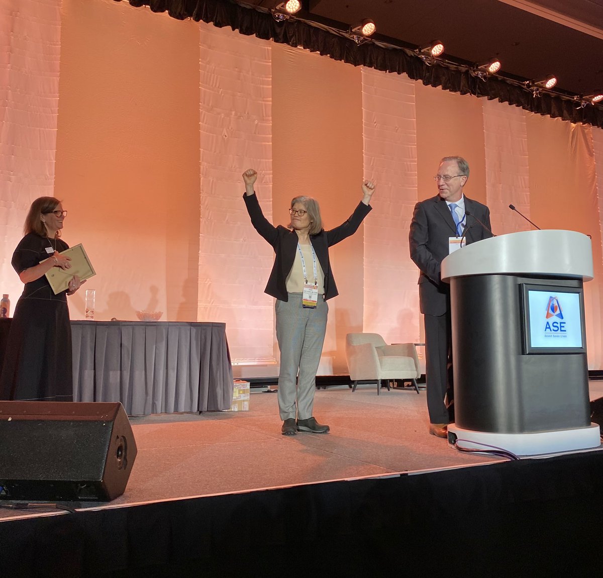 .<a href="/JudyHungMD/">Judy Hung</a> is the TWO TIME CHAMP! 💪 She received the Most Generous Donor Award for the second year in a row. #ASE2024