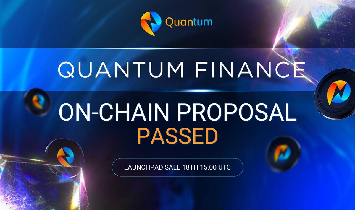 𝐐𝐮𝐚𝐧𝐭𝐮𝐦 𝐌𝐚𝐢𝐧𝐧𝐞𝐭 𝐝𝐞𝐩𝐥𝐨𝐲𝐦𝐞𝐧𝐭 𝐏𝐫𝐨𝐩𝐨𝐬𝐚𝐥 𝐩𝐚𝐬𝐬𝐞𝐝 𝐰𝐢𝐭𝐡 𝟒𝟑 𝐦𝐢𝐥𝐥𝐢𝐨𝐧 + $𝐈𝐍𝐉 𝐜𝐨𝐦𝐦𝐢𝐭𝐭𝐞𝐝!⚡️

We really appreciate the support of our community, we will give our best to build transparently and fairly the next chapter of the