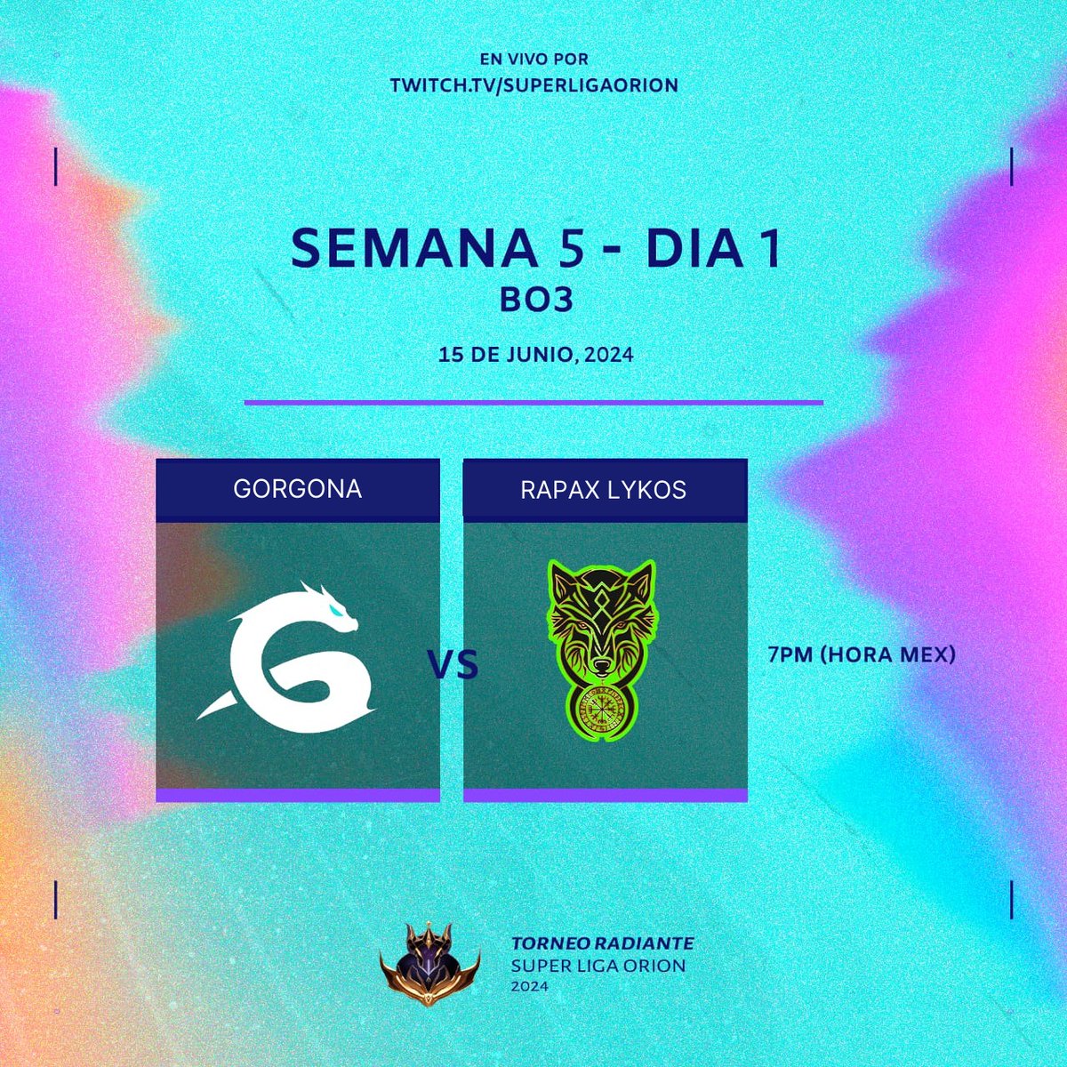 LigaOrion's tweet photo. El primer partido de los playoffs, estos equipos demostrarán por que llegaron hasta aquí.

@Gorgona_Esports &amp; @rapax_lykos 

🎙 @T0NIROJO &amp; 🎙 @Esteelly_

7:00 PM  8:00 🇨🇴 apoya a tu equipo favorito en nuestra transmisión
https://t.co/T1httPRCxQ

#valorant #VCT #SLO https://t.co/5yjoVjs3bg