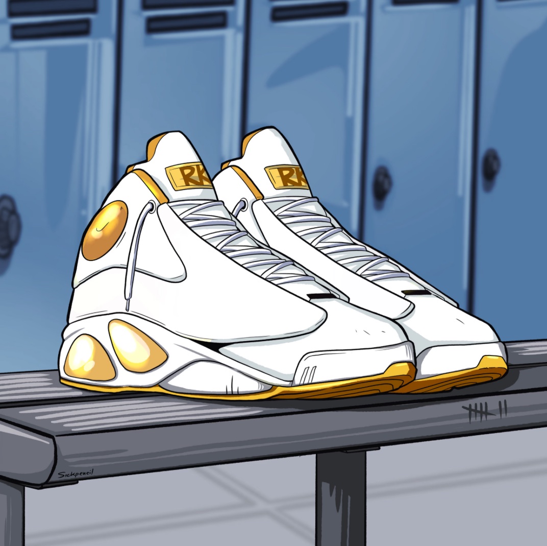 __Grimesy__'s tweet photo. Rare Gold fur @RumbleKongs acquired. This dude is gonna be $FAME -OUS for sure. @fametoken need a poster boy? Scooped these nice white and gold kicks for him too. 🔥 https://t.co/0LMFG1wXet