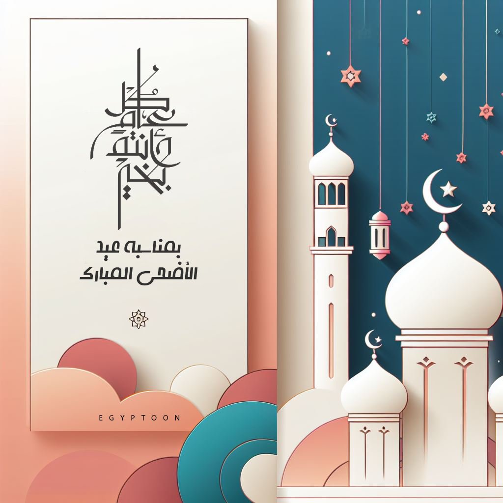 EgyptoonX's tweet photo. كل عام وأنت بخير بمناسبة #عيد_الأضحى المبارك ❤️