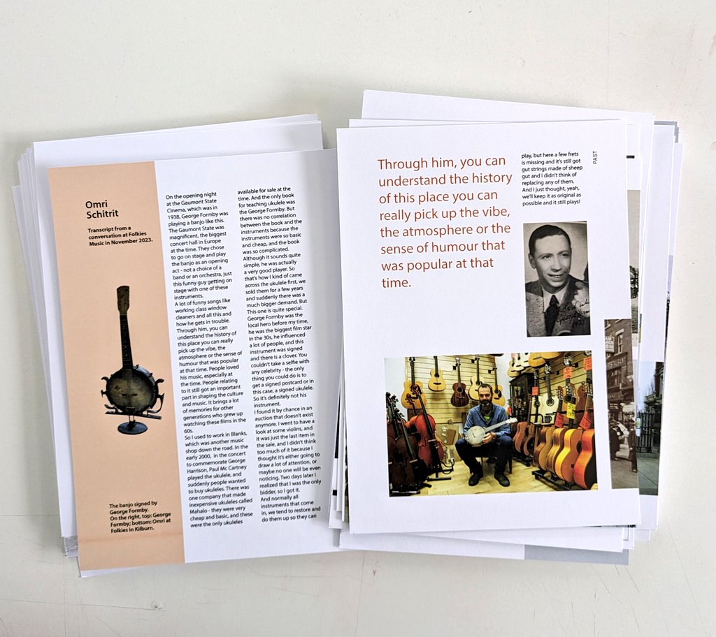 Working on the catalogue for #KilburnMuseumLab Get your free copy of the catalogue on the 22nd of June 2024, 6-8 pm at The Tin Tabernacle, Kilburn, London.
@murialdofrancesca @middlesexuniversity
@thebritishacademy @paprika_collective
@camdenlibraries
<a href="/FolkiesMusic/">Folkies Music Shop</a>
<a href="/bktimes/">Brent & Kilburn Times</a>