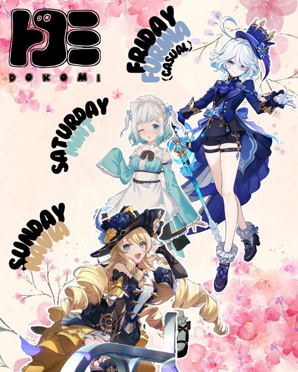 summertimecos's tweet image. Dokomi Cosplay Lineup ♡

So excited to cosplay all these cute girls at the con!
Will be in the halls on Friday (hence the casual cosplay for shopping 🥸) and in the park on Sat&amp;amp;Sun! 

I'm also still looking for photographers for the weekend, please hmu if you're interested ♡