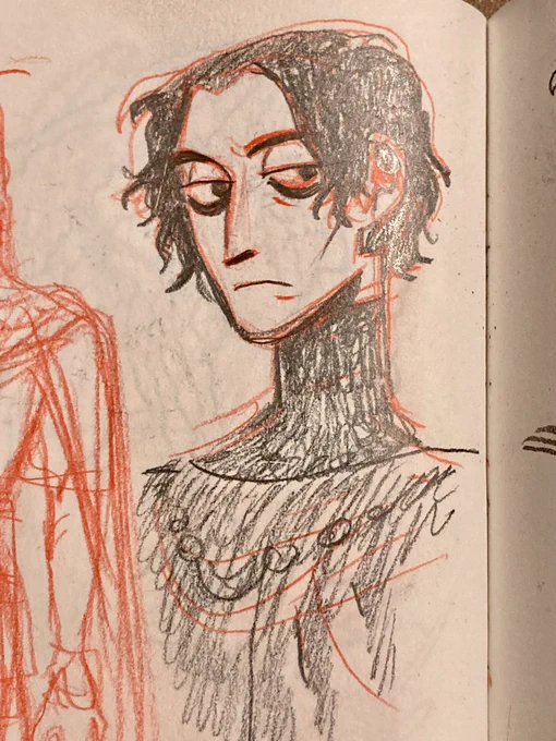 I love the texture of pencil and the markmaking you can get with it. If only it wasn't so messy lol I'm too used to ink. 