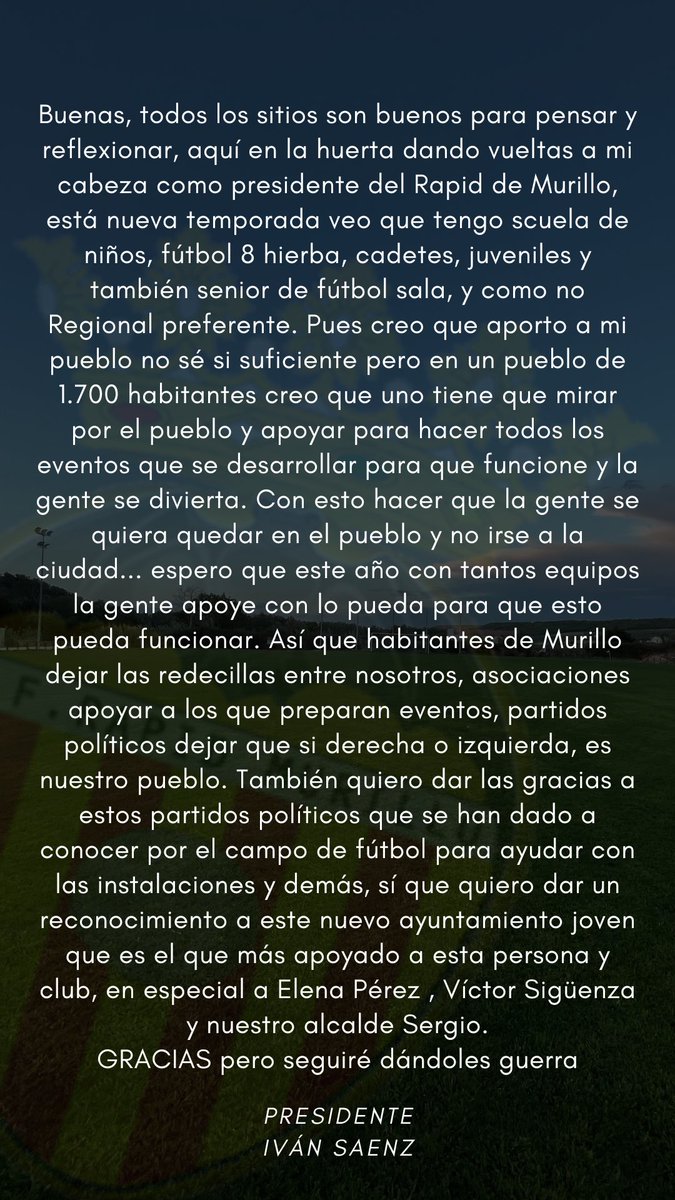 Palabras del presidente Iván