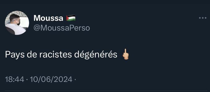 cemcemaskim's tweet photo. Que tu sois neutre ou de droite en France, tu seras vu comme un raciste si tu es contre le Front populaire.

 Pas vrai @AlertesInfos ? https://t.co/cZpgCetvRB