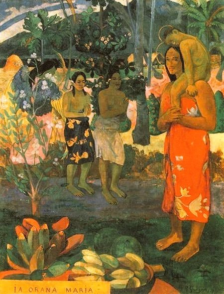 _rjardon's tweet photo. "La Oriana Maria" by P. #Gaugin (1848-1903) #fineart https://t.co/gupguQo5ya