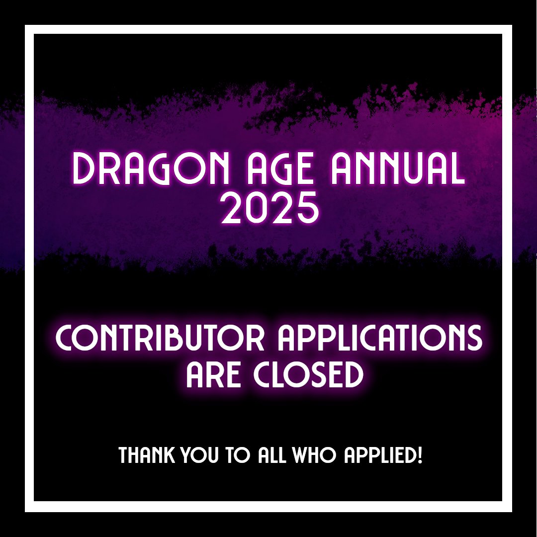✨Applications Closed✨

Thank you to everyone who showed interest in joining our 2025 team! 

Applicants will hear back no later than Sunday, 6/23. Any delays will be posted across our social media accounts. 

Keep an eye out for info &amp; updates as our 2025 production kicks off!