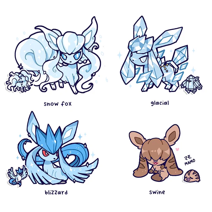 glaceon forms  