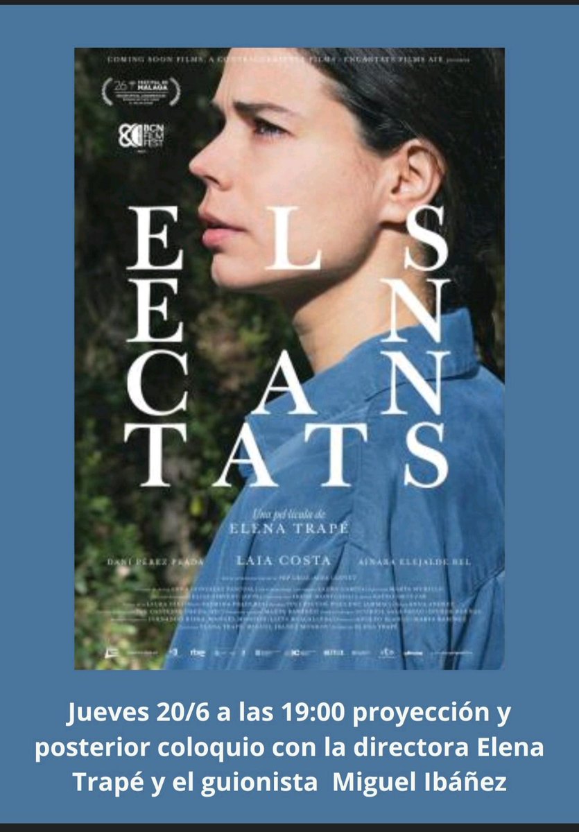 VIDEO INSTAN (@videoinstan) on Twitter photo El jueves 20 tenemos el placer de presentar la película ELS ENCANTATS en dvd y bd y de contar con <a href="/elenatrape/">Elena Trapé</a> y <a href="/Miguelon78/">Miguel Ibáñez Monroy</a> para el coloquio posterior al visionado! A las 19 proyección. Hay que reservar plaza por aforo limitado ❤🎬 os esperamos. #dvd #bd #videoclub El jueves 20 tenemos el placer de presentar la película ELS ENCANTATS en dvd y bd y de contar con <a href="/elenatrape/">Elena Trapé</a> y <a href="/Miguelon78/">Miguel Ibáñez Monroy</a> para el coloquio posterior al visionado! A las 19 proyección. Hay que reservar plaza por aforo limitado ❤🎬 os esperamos. #dvd #bd #videoclub