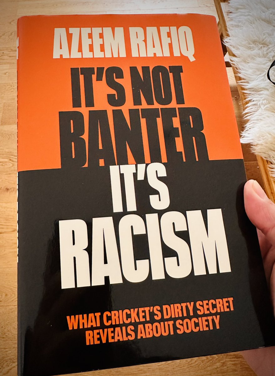 TheMJAP's tweet image. Thank you so much, Tom @_Noble, for my copy of the new @AzeemRafiq30 book on racism in cricket. Cannot wait to get stuck into it. Have a feeling a lot of this is going to sound quite familiar to a lot of us 👊🏽

#ItsNotBanter #ItsRacism

@orionbooks