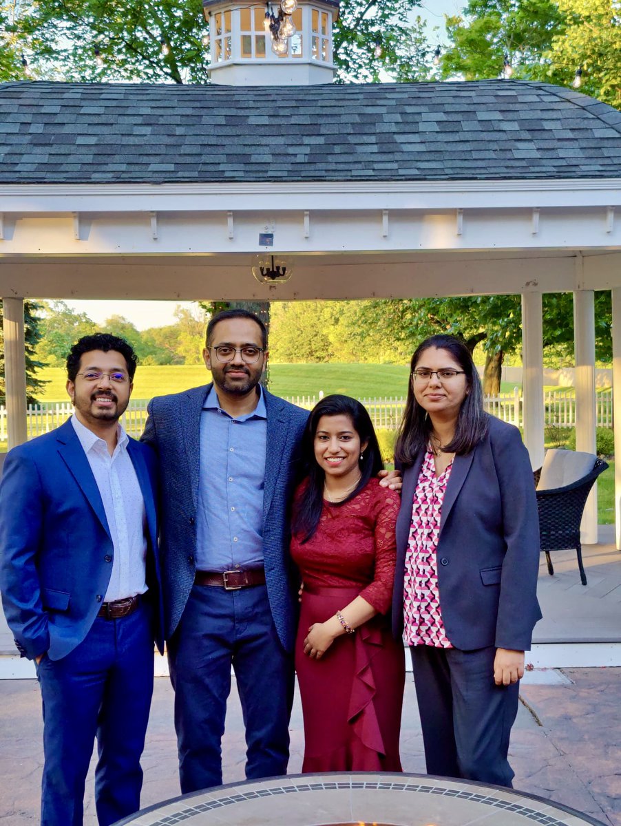 Arya Roy (@royaryam) on Twitter photo Graduated!! Honored to have completed my medical training at <a href="/RoswellHemOnc/">Roswell Park Hematology/Oncology Fellowship</a>. Immensely grateful to my mentors, co-fellows, friends & family. Bittersweet to say bye to <a href="/RoswellPark/">Roswell Park</a>. Next stop: Breast Medical Oncology <a href="/OhioStateMedOnc/">Ohio State Medical Oncology</a> <a href="/gandhi_shipra/">Shipra Gandhi</a> <a href="/DharmeshGopala1/">Dharmesh Gopalakrishnan</a> #RenukaIyer Graduated!! Honored to have completed my medical training at <a href="/RoswellHemOnc/">Roswell Park Hematology/Oncology Fellowship</a>. Immensely grateful to my mentors, co-fellows, friends & family. Bittersweet to say bye to <a href="/RoswellPark/">Roswell Park</a>. Next stop: Breast Medical Oncology <a href="/OhioStateMedOnc/">Ohio State Medical Oncology</a> <a href="/gandhi_shipra/">Shipra Gandhi</a> <a href="/DharmeshGopala1/">Dharmesh Gopalakrishnan</a> #RenukaIyer
