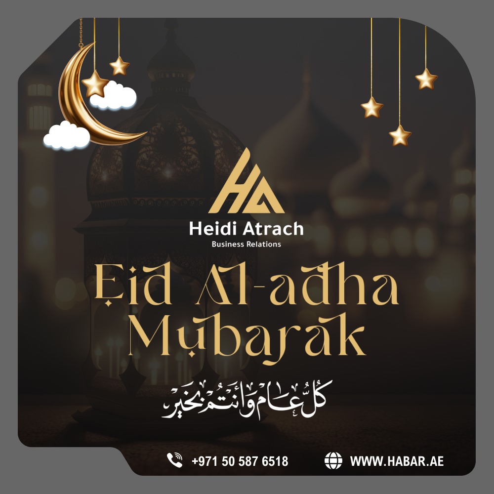 Heidi_Atrach's tweet image. Eid Mubarak!

A time to reflect on blessings, connect with loved ones, and celebrate new beginnings.❤

#EidMubarak #HABR #ReflectionAndCelebration