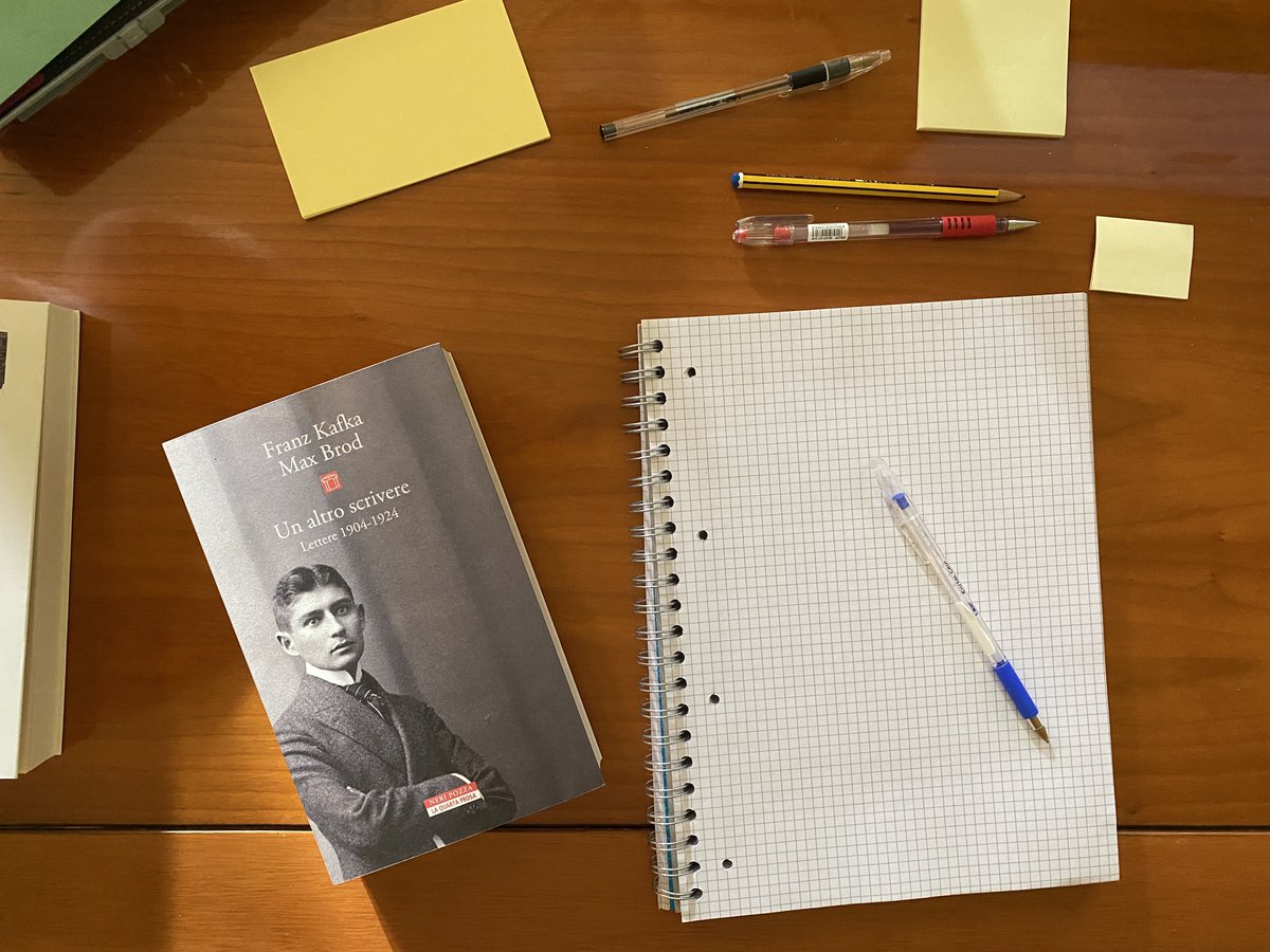 ILGalgano's tweet photo. #readytoread "Un altro scrivere. Lettere 1904 - 1924" #franzkafka #maxbrod #neripozza https://t.co/GotSowGAOO
