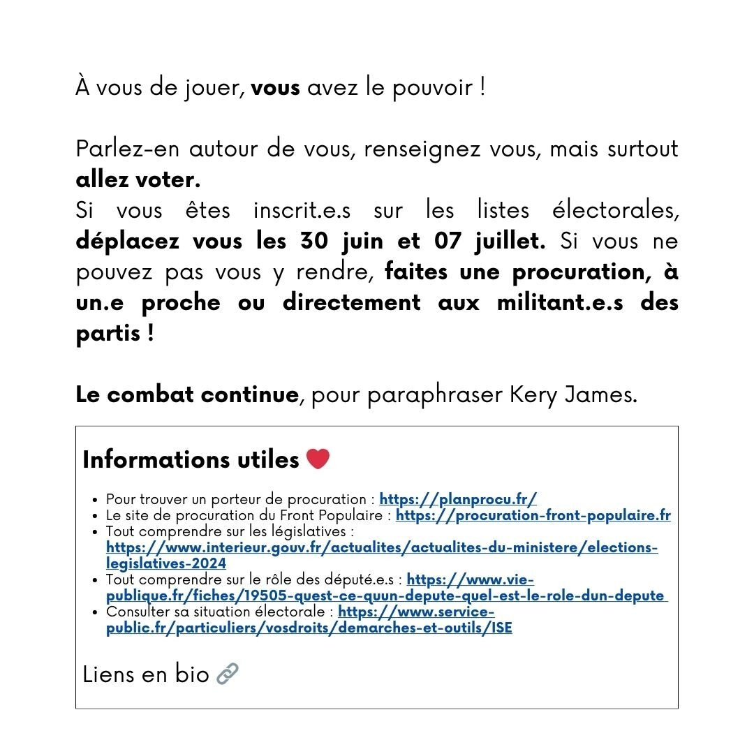 #Legislatives2024 #NiqueUnFacho #30juin