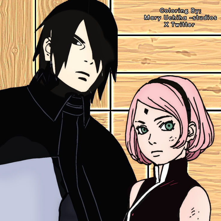 sakuraStudios27's tweet photo. #sasusaku #サスサク #BORUTO #BorutoTBV #Sarada #mangacoloring #BorutoTwoBlueVortex #borusaraweek2024 #BoruSara #BorutoTwoBlueVortexchapter9 #BorutoTwoBlueVortexCh10 #Coloring #narutothelast https://t.co/WpAHAAit1h