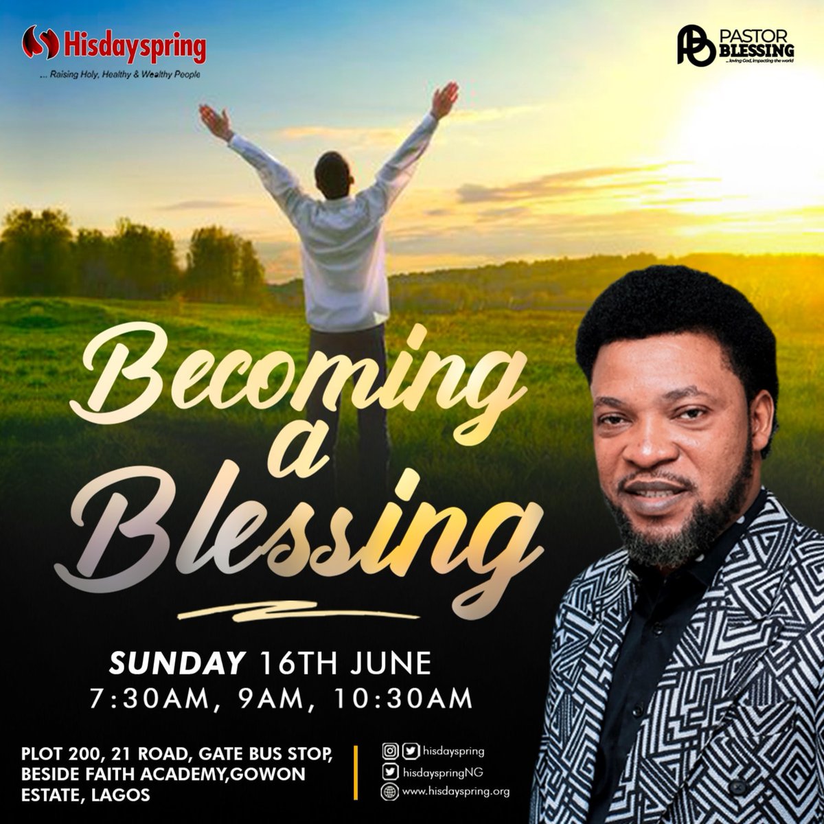 pastorblessingo's tweet photo. Tomorrow's service is going to be power packed. Join us at 7:30am, 9am and 10:30am. God bless you 
.
#church #pastor #christian #fyp https://t.co/HukP717ges