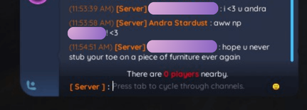 AndraStardust's tweet photo. It's still wild to me how nice @playPalia's player base has been. I'm not used to this in online games. 🥹 https://t.co/Noj5uV7dAB