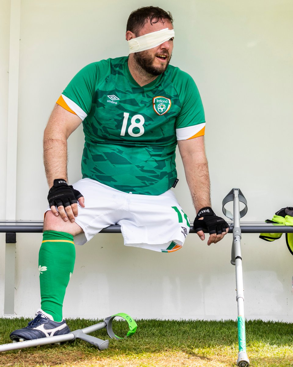 EuroAmp's tweet photo. Coach! 📣 When am I going back on the field? I'm totally fine! 😎

Amputee football players are people of steel 🦿🦾 https://t.co/LOD6RYEKfM