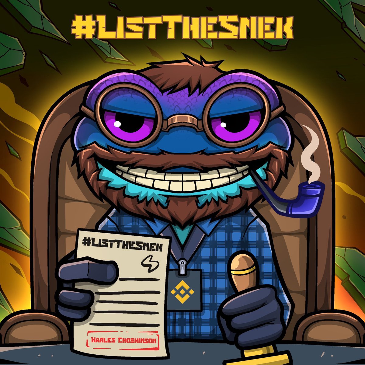 SnekkiesNFT's tweet photo. Weekend Checklissst 📋✅

1. #ListTheSnek 
2. Touch Grassss

@binance @BinanceUS @_RichardTeng @Fidgetybeast @goofy_crisp @IOHK_Charles https://t.co/iBTcWmGZpL