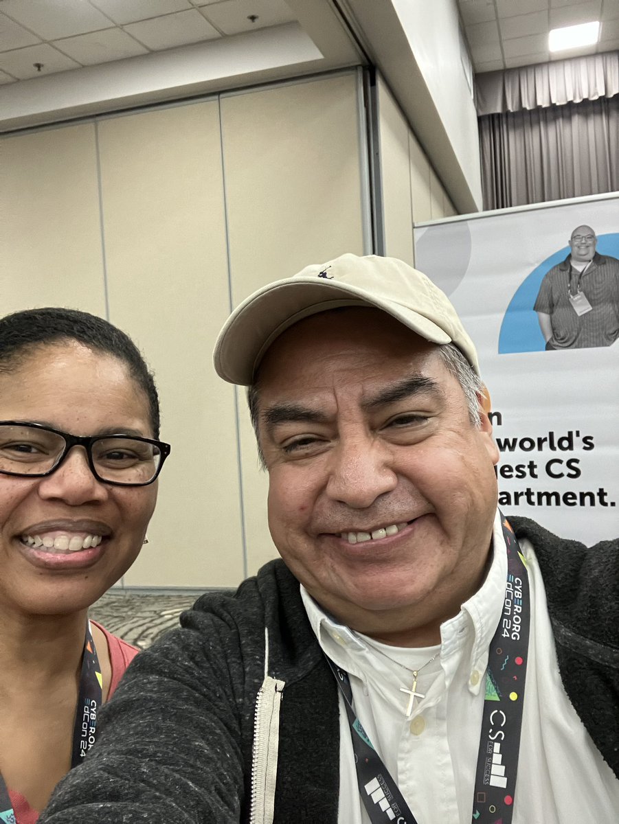 javierfaguilar's tweet photo. Nice to see my good @csteachersorg @microbit_edu friends #CyberEdCon #EdCon2 #iamcyber @cyber_dot_org
@dfwcsta @efwmaschool @EdcampEFWMA
#networking #learning #teamwork #equity #diversity #confidence #creativity #AFEteacher #ITeachCS #ITeachCybersecurity #cybersecurityteacher https://t.co/5oZvQdjgNy