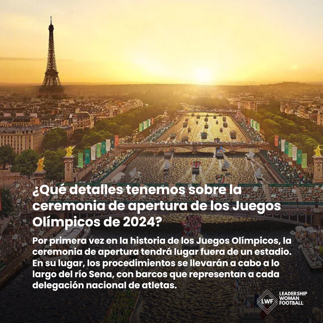 LWFplatform's tweet image. Solo quedan 40 días hasta el comienzo de los Juegos Olímpicos 2024🤩🥳 

Desliza para saber algunas cosas importantes sobre estos JJOO en Paris 👉🏼  
#Olimpics