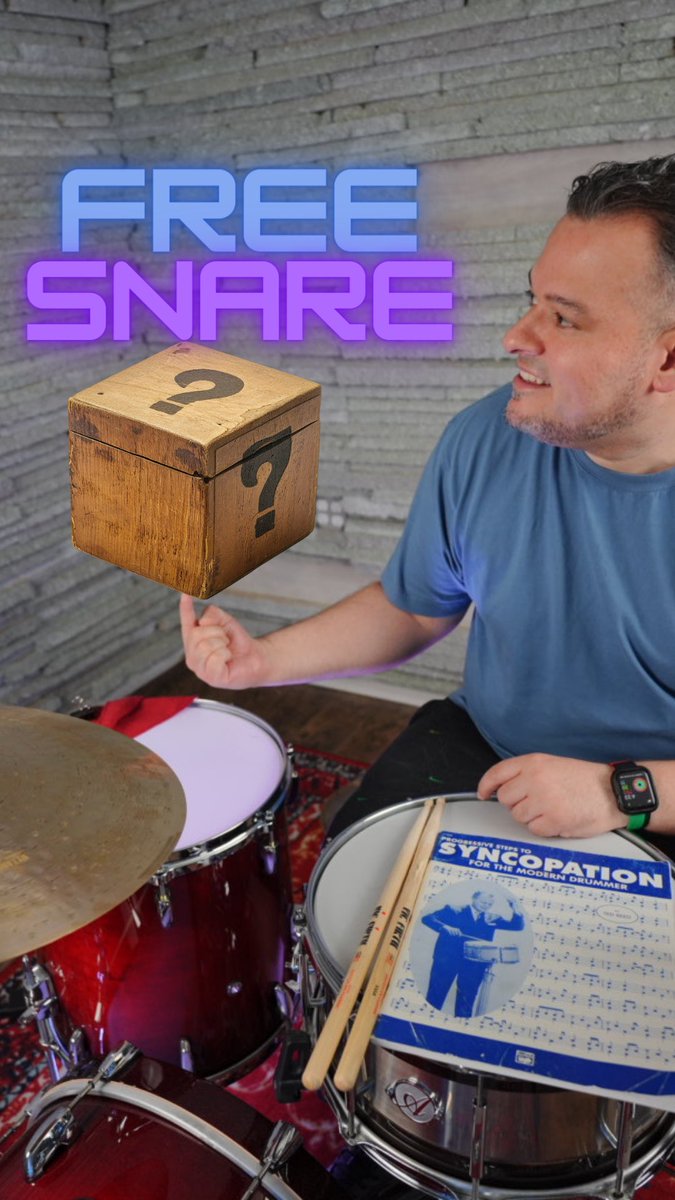Want a chance to win a brand new snare drum?  Click here for details… 

youtu.be/-3ZMVgAzax4

<a href="/PearlDrumCorp/">Pearl Drums</a> <a href="/meinlcymbals/">Meinl Cymbals</a> <a href="/remopercussion/">Remo Inc.</a> <a href="/vicfirth/">Vic Firth</a> <a href="/EarthworksAudio/">Earthworks Audio</a> #giveaway