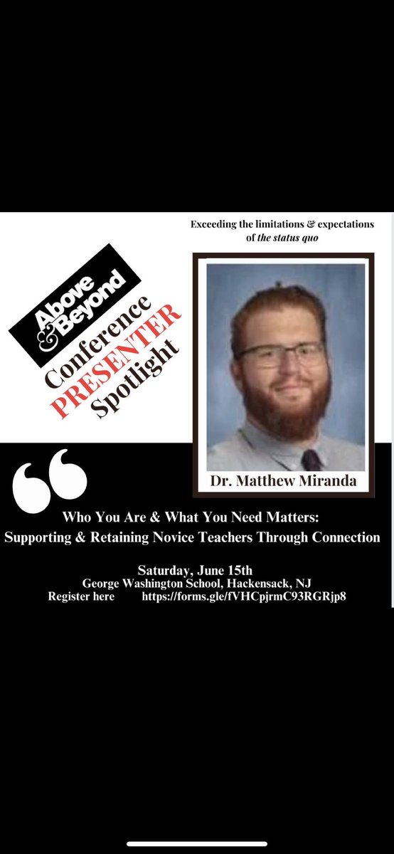 Honored to have been invited to present about teacher resilience and metacognitive strategies at the Above &amp; Beyond Conference today. It has been a great joy connecting with many industry leaders.