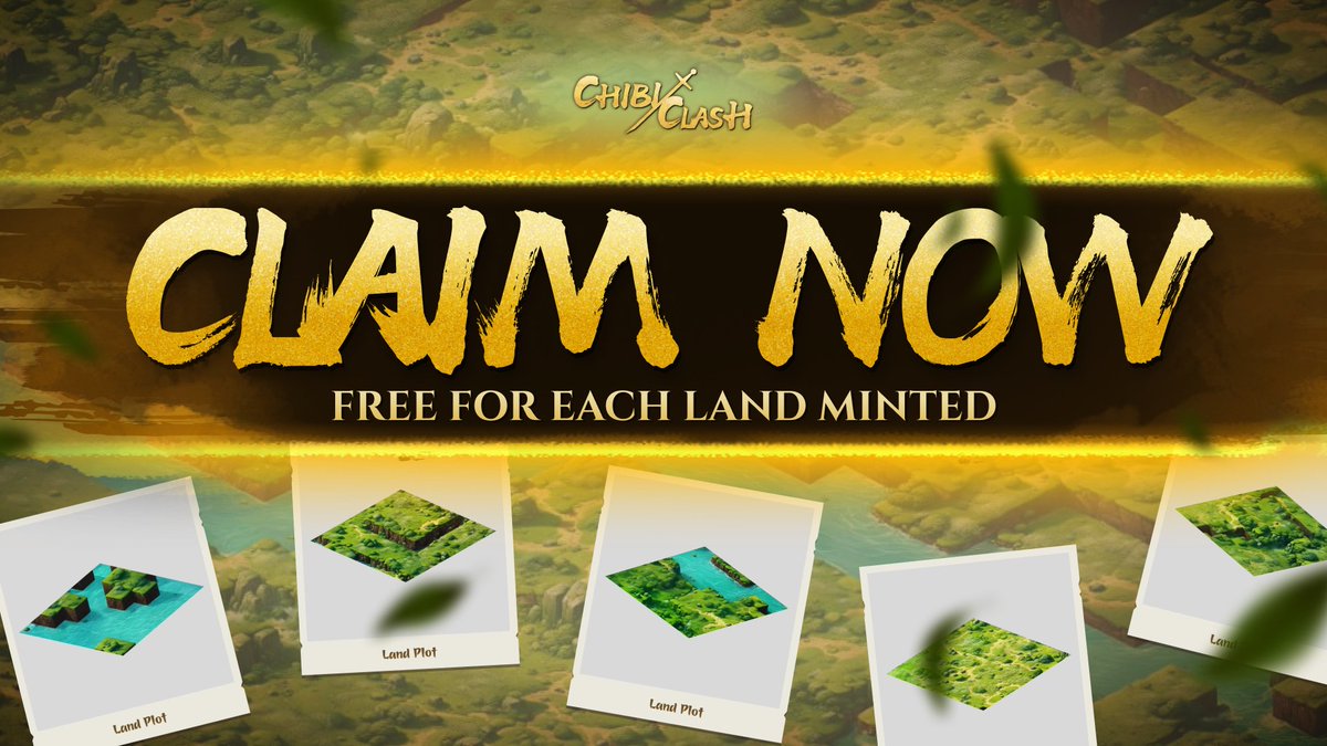 ChibiClash's tweet image. Citizens, you've achieved an outstanding total of 5,555,555 Kingdom Points in our airdrop campaign! 🎈

🎁 Each landowner can now claim a free land plot for every Kingdom Land they've minted!

Link below 👇