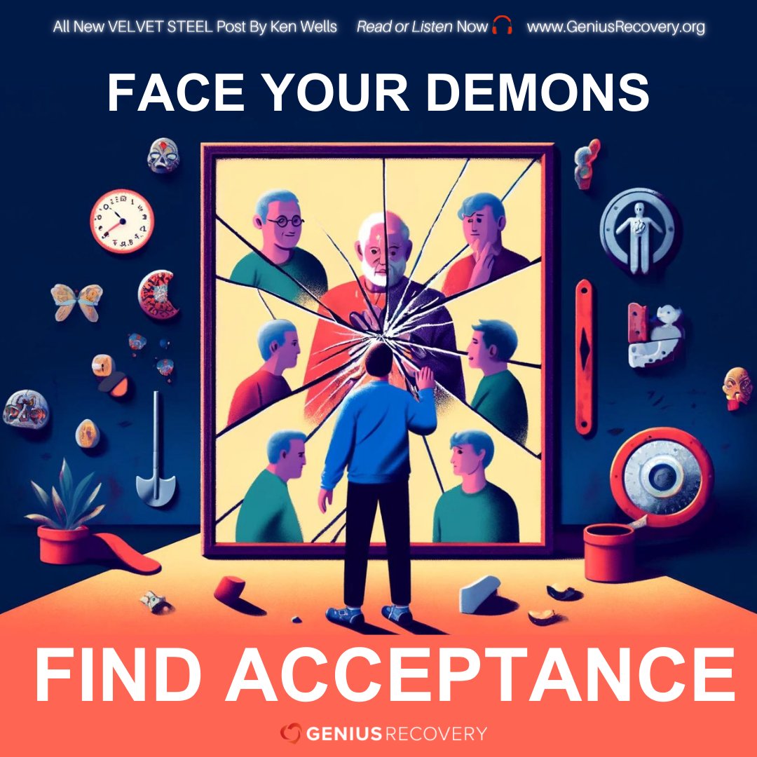 It’s by facing our demons we find acceptance, and healthy connections with others. ❤️‍🩹 Our past abuse impacts how we respond and relate in the present. Get strategies to
integrate the wounding experience with a grounding of self-empowerment at geniusrecovery.org/wounds-that-bo…
