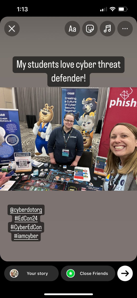TEngel314's tweet photo. #EdCon24
#CyberEdCon
#iamcyber
@cyber_dot_org 

A wonderful unplugged game for students! https://t.co/vTbHNAku82