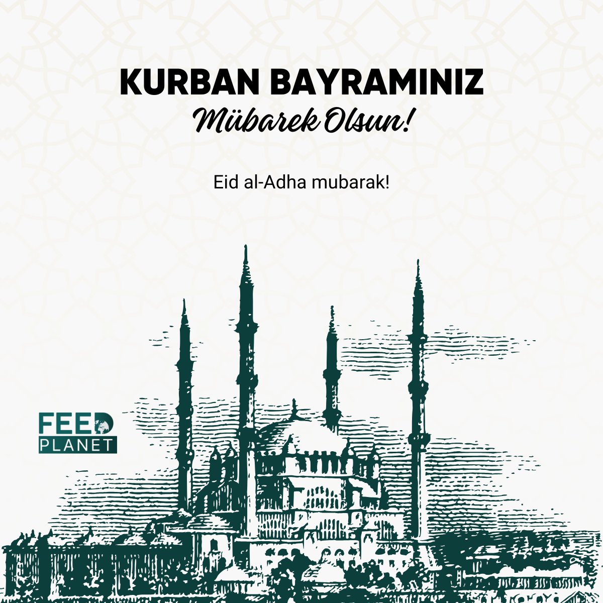Kurban Bayramınızı tebrik eder, hayırlara vesile olmasını dileriz.

#bayram #kurbanbayramı