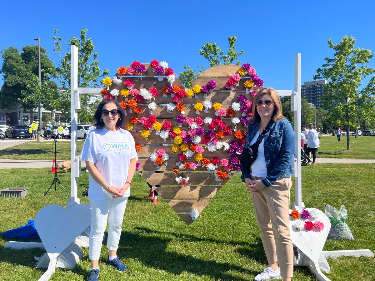 NatalieKPierre's tweet photo. Today, alongside @Effie_ONB, I had the honour of participating in the Heartache2Hope Walk2Remember. 
Thank you to everyone who joined us and to Flavia, and the entire Heartache2Hope team for 10 years of dedication.
#Walk2Remember #Heartache2Hope #MentalHealthRecovery https://t.co/wbYHZi7kXG