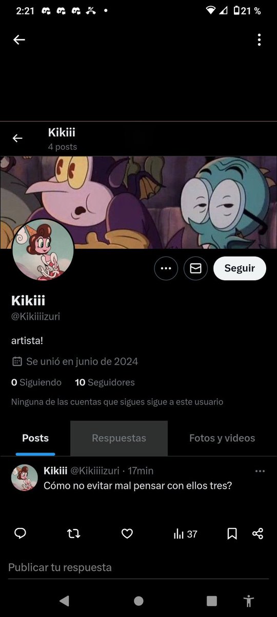 NachoBro32's tweet photo. Cómo podría ser de esperar el enfermo este se creo otra cuenta, ya no es tema de borrarla por qué se va a crear otra, necesitamos otra alternativa, aún así vayan a denunciarlo porfavor https://t.co/R8bmoPDBsG