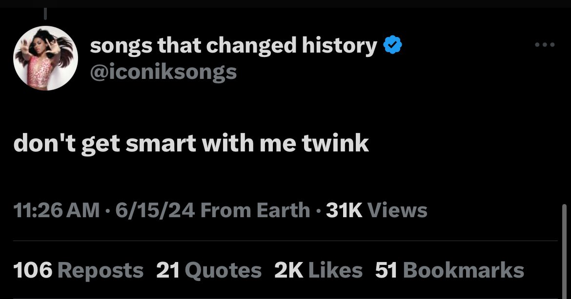 ReactionsXMemes's tweet photo. Don’t get smart with me twink https://t.co/zKymFtZ89f