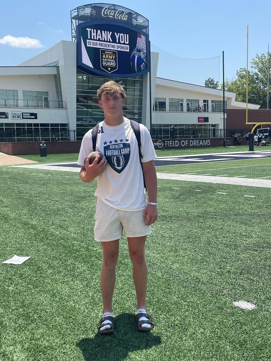 Kolt McMichael (@koltmcmichael) on Twitter photo Great day at Georgia southern! ⚪️🔵 <a href="/CJTrickett9/">Clint Trickett</a> <a href="/CoachRyanAplin/">Ryan Aplin</a> <a href="/GSAthletics_FB/">Georgia Southern Football</a> <a href="/GSCoachHelton/">Clay Helton</a> <a href="/Coach_jtwall/">JT Wall</a> <a href="/RecruitGeorgia/">Recruit Georgia</a> @On3Recruits Great day at Georgia southern! ⚪️🔵 <a href="/CJTrickett9/">Clint Trickett</a> <a href="/CoachRyanAplin/">Ryan Aplin</a> <a href="/GSAthletics_FB/">Georgia Southern Football</a> <a href="/GSCoachHelton/">Clay Helton</a> <a href="/Coach_jtwall/">JT Wall</a> <a href="/RecruitGeorgia/">Recruit Georgia</a> @On3Recruits