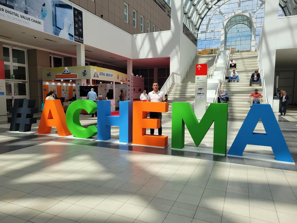 DisapLtda's tweet photo. We want to recognize the participants who attended us at our visit to @ACHEMAworldwide. Thanks to our friends @fluimacsrl, KRAL GmbH, CDR Pompe s.r.l., LIVERANI® and WP-ARO GmbH. We missed you guys SYDEX PUMP® and @AROpumps. https://t.co/BhDJ083JBj