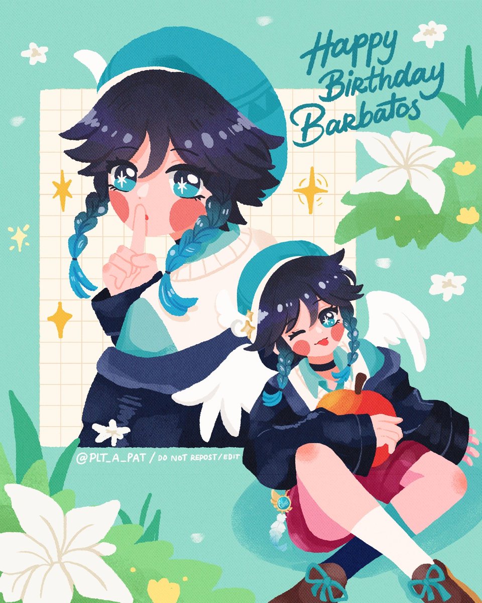 Happy birthday, Venti! 🍃🍷🪽

#ウェンティ生誕祭2024 #Venti #GenshinImpact