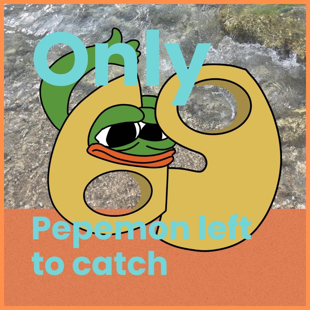 Our trainers rock HARD 🍆 for de pantsless frog 🐸

Only 69 😍 pepemon left to catch out ot 690

69/690！ 

Have you got yours? 🫵