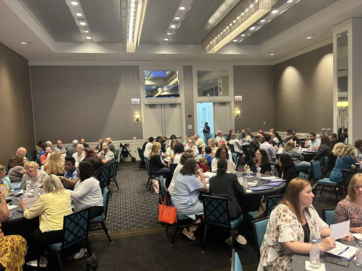 lorigrant89's tweet photo. Full house of incredible school board leaders learning together and sharing at our inaugural @ILschoolboards Board Presidents’ Academy in Naperville! https://t.co/vcHkAT7iUD