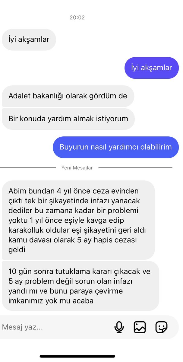 Sana şimdi ne mesajlar geliyordur