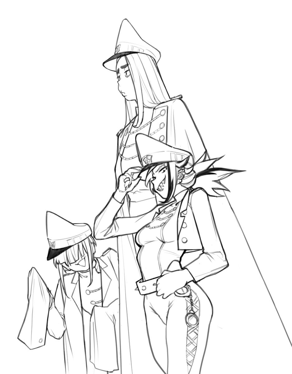 theWGest's tweet image. Three dumbasses and their boss
