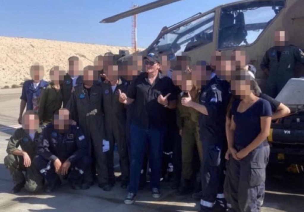 American filmmaker Quentin Tarantino vists an israeli base on Lebanon’s border boasting his support for the israeli regime | an #ingloriousbastard