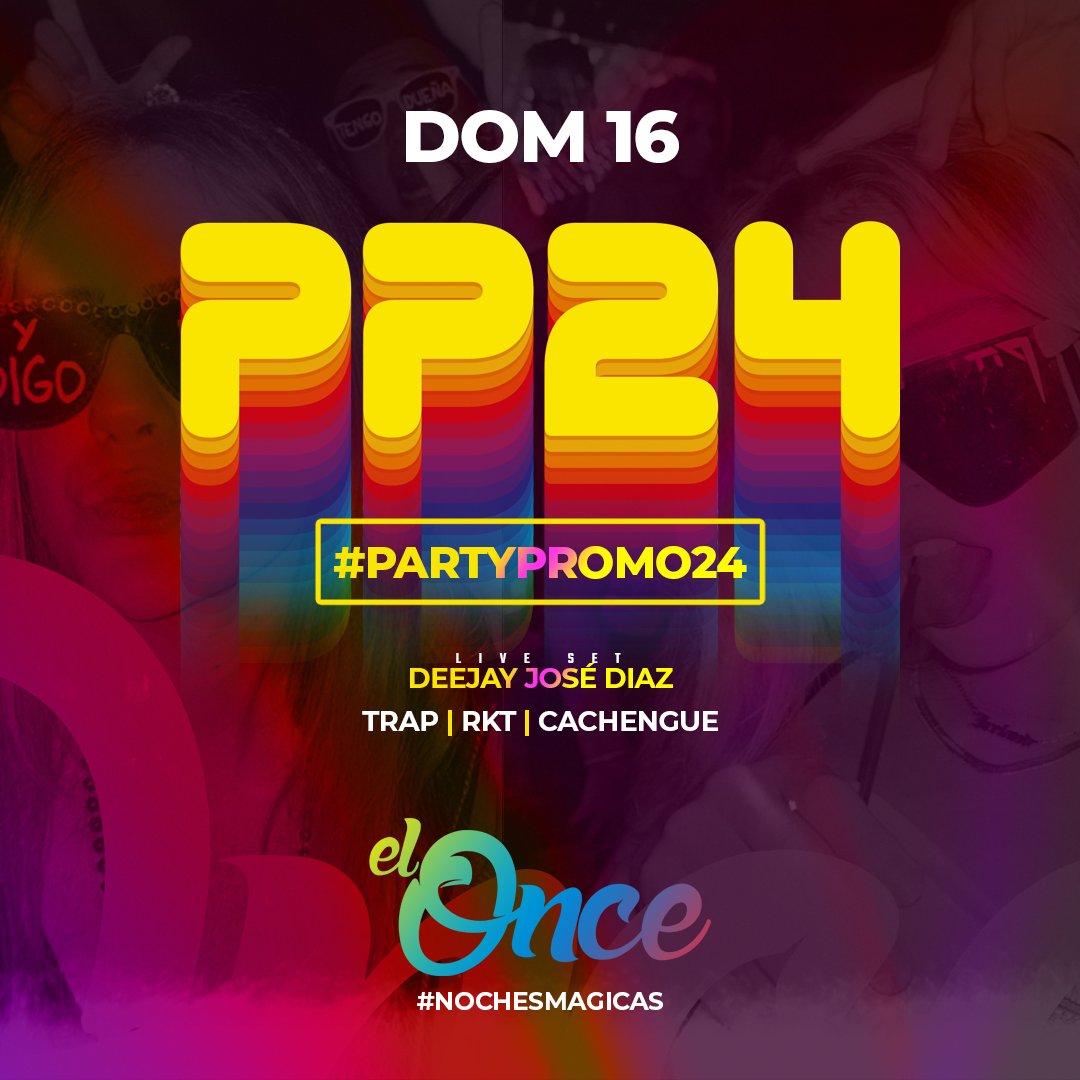 Traigan puertas que manijas sobran!🔥
DOM 16  𝗣𝗣𝟮𝟰 #PartyPromo24

Deejay <a href="/JosediazOkk/">José Diaz</a> 🤩🥵🎧
Live set 𝗧𝗥𝗔𝗣 | 𝗥𝗞𝗧 | 𝗖𝗔𝗖𝗛𝗘𝗡𝗚𝗨𝗘 🤪🎵

𝗣𝗿𝗼𝗺𝗼𝟮𝟰 𝗶𝗻𝗴𝗿𝗲𝘀𝗮𝗻 𝗴𝗿𝗮𝘁𝗶𝘀 𝗵𝗮𝘀𝘁𝗮 𝗹𝗮𝘀 𝟮:𝟯𝟬🤭🥵

La fiesta más convocante de arroyito y la zona!🫡✨️