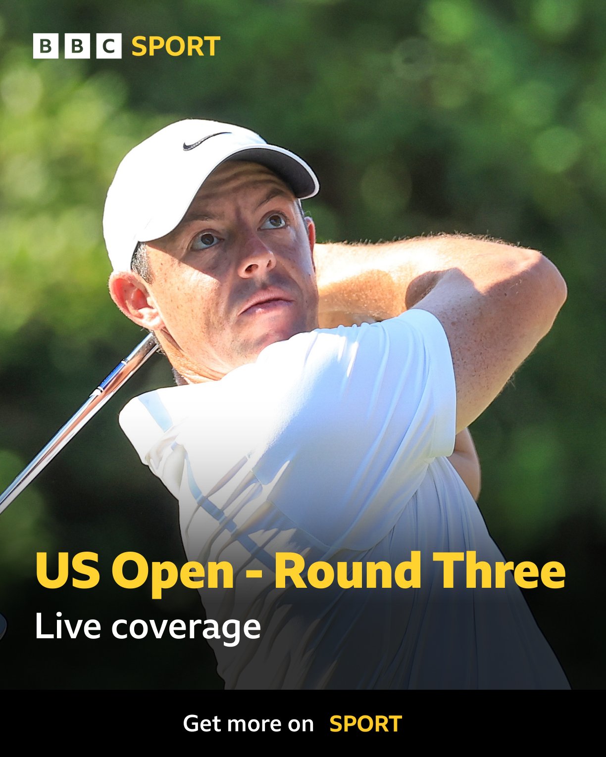 BBC SPORT NI on X Rory McIlroy is out on course for round three of the US Open Radio and text coverage on the BBC Sport website and app BBCGolf