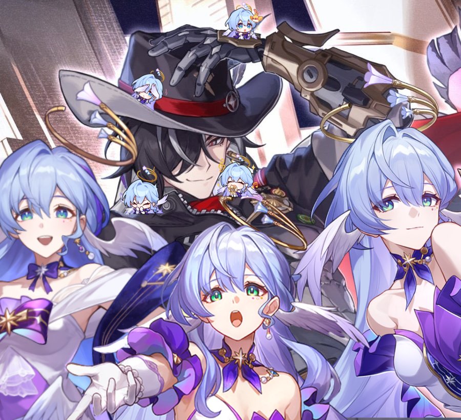 #robinhill #angelwithashotgun

Oh noo Boothill surrounded by so many Robin oh nooo