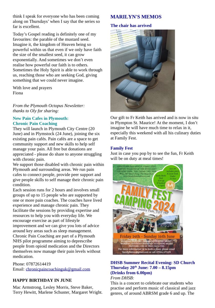 StokeDChurch's tweet photo. Our newsletter for Sunday 16th June. Join us at 8am and 10am if you can! https://t.co/ox4HHWwV7I