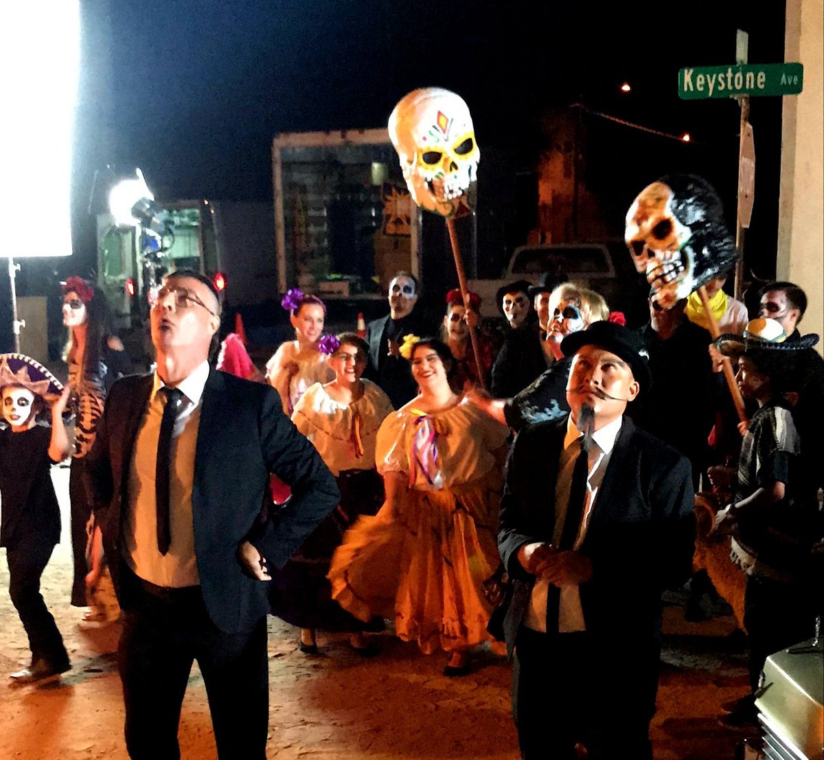 Dave Sheridan &amp; Dante Basco on the set of The Keepers of the 5 Kingdoms streaming this Tuesday June 18th on iTunes, Amazon, Google Play and all your cable VOD! 
<a href="/GeorgeTakei/">George Takei</a> <a href="/epicvoiceguy/">Jon Bailey</a> #zackward