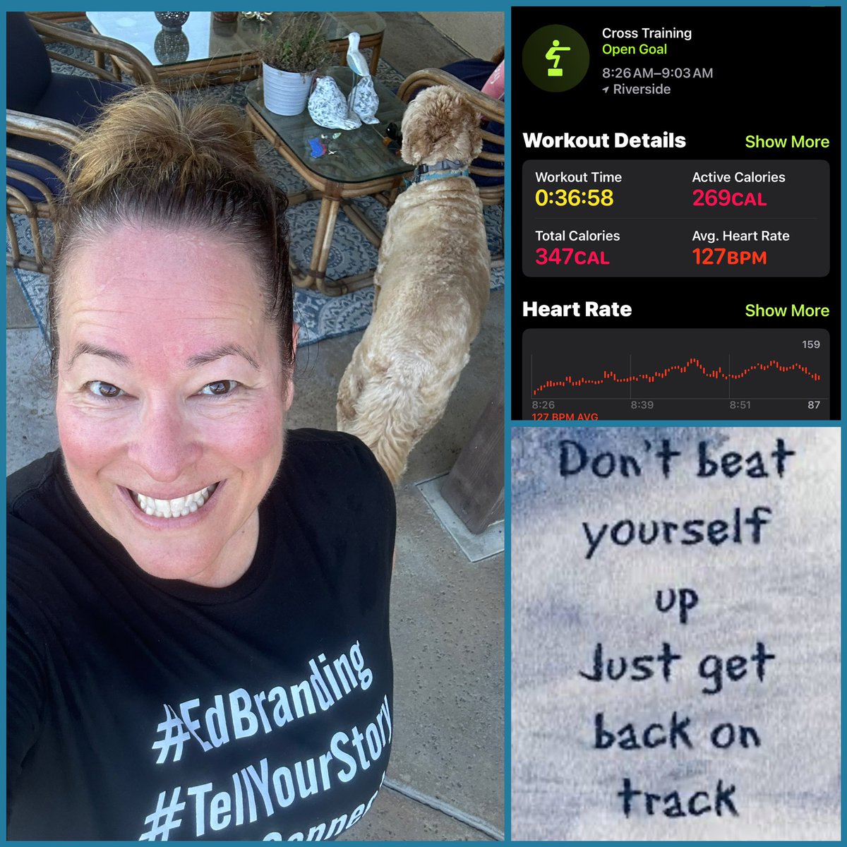 Kimberly MacKinney, Ed.D. (@kimi_mac) on Twitter photo Not my best workout but getting sweaty nonetheless; just get back to it! #LiveBetterLeadBetter #ProgressNotPerfection #EdBranding #TellYourStory #BeAConnecter #RightWhereIBelong <a href="/DrRenaeBryant/">Dr. Renae Bryant</a> <a href="/RyanBJackson1/">Underdog’s Advocate</a> <a href="/lynettewsocial/">Lynette White</a> <a href="/PrincipalRoRod/">Rosalba Gonzalez Rodriguez</a> <a href="/CoachGoodman/">Coach Goodman</a> <a href="/ValChavez2018/">Valerie Chavez</a> <a href="/zjgalvan/">Dr. Zandra Jo Galván ❤️</a> Not my best workout but getting sweaty nonetheless; just get back to it! #LiveBetterLeadBetter #ProgressNotPerfection #EdBranding #TellYourStory #BeAConnecter #RightWhereIBelong <a href="/DrRenaeBryant/">Dr. Renae Bryant</a> <a href="/RyanBJackson1/">Underdog’s Advocate</a> <a href="/lynettewsocial/">Lynette White</a> <a href="/PrincipalRoRod/">Rosalba Gonzalez Rodriguez</a> <a href="/CoachGoodman/">Coach Goodman</a> <a href="/ValChavez2018/">Valerie Chavez</a> <a href="/zjgalvan/">Dr. Zandra Jo Galván ❤️</a>